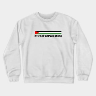 Free Palestine Campaign Crewneck Sweatshirt